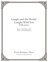 Laugh, and the World Laughs With You SAB choral sheet music cover